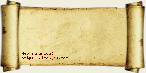 Jana Bjelogrlić vizit kartica